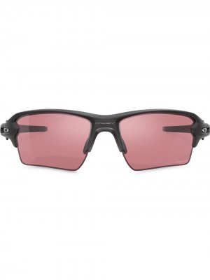 Солнцезащитные очки Flak 2.0 в квадратной оправе Oakley. Цвет: черный