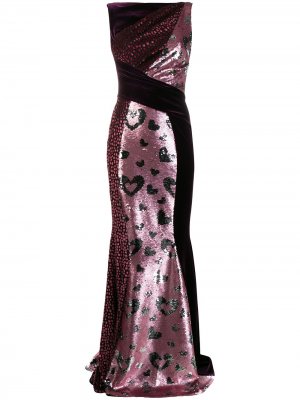 Вечернее платье Torpedo Talbot Runhof. Цвет: розовый