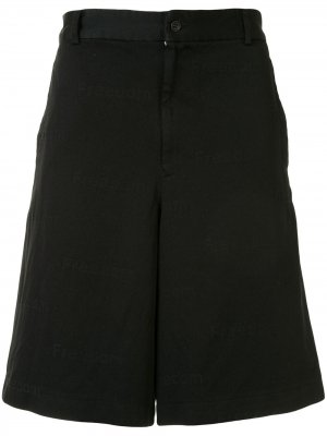 Широкие шорты Black Comme Des Garçons. Цвет: черный