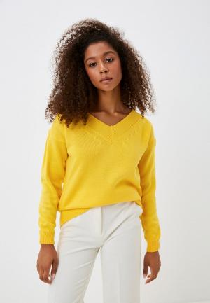 Пуловер Lawwa. Цвет: желтый