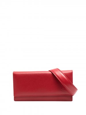 Поясная сумка с логотипом Linda Farrow. Цвет: красный