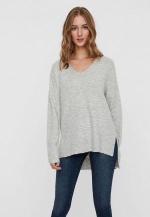 Пуловер Vero Moda. Цвет: серый