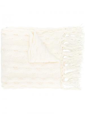Chunky knit scarf Woolrich. Цвет: белый