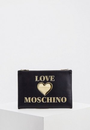 Клатч Love Moschino. Цвет: черный