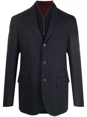 Многослойный пиджак Corneliani. Цвет: синий