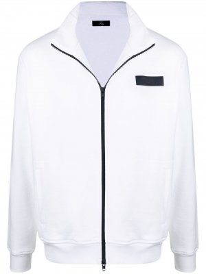 Куртка с нашивкой-логотипом Fay. Цвет: белый