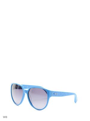 Солнцезащитные очки TO 0087 84B Tod's. Цвет: голубой