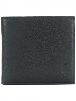 Бумажник с логотипом Polo Ralph Lauren. Цвет: черный