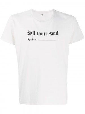 Футболка Sell Your Soul R13. Цвет: белый