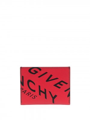Картхолдер с логотипом Givenchy. Цвет: красный