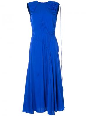 Асимметричное платье Oblivion Ellery. Цвет: синий
