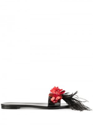 Декорированные сандалии Simone Rocha. Цвет: черный