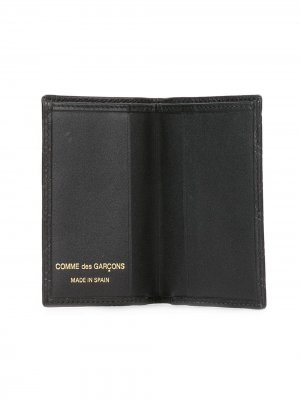 Бумажник с тисненым узором Comme Des Garçons Wallet. Цвет: черный