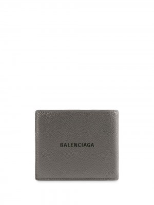 Бумажник Cash Square Balenciaga. Цвет: серый