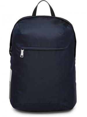 Рюкзак на молнии Prada. Цвет: синий