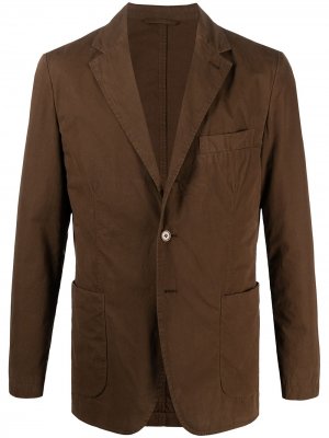 Однобортный пиджак на пуговицах Aspesi. Цвет: коричневый