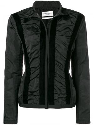 Облегающая куртка Yves Saint Laurent Pre-Owned. Цвет: черный