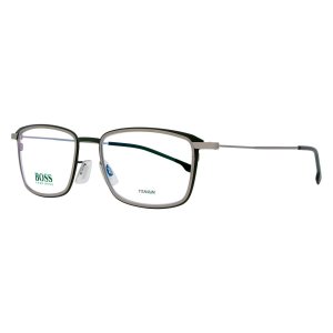 Прямоугольные очки  BOSS1197 EAN матово-зеленые/рутений 56 мм 1197 Hugo Boss