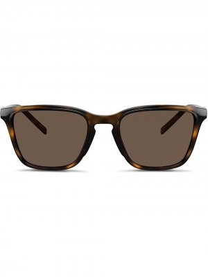 Солнцезащитные очки Less is Chic в квадратной оправе Dolce & Gabbana Eyewear. Цвет: коричневый