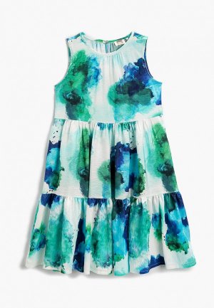 Платье Koton. Цвет: голубой