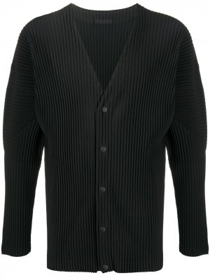 Плиссированная куртка Homme Plissé Issey Miyake. Цвет: черный