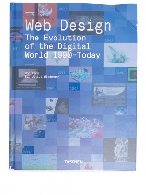 Книга Web Design:  Evolution of the Digital World 1990-Today TASCHEN. Цвет: синий