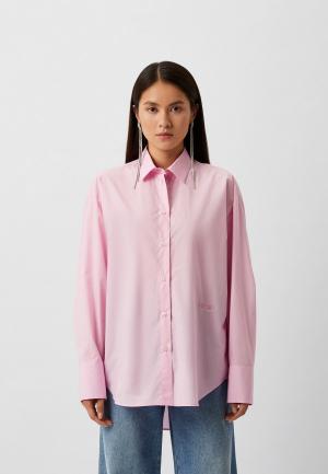 Рубашка MSGM. Цвет: розовый