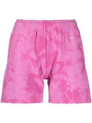 Спортивные шорты с принтом тай-дай Rag & Bone. Цвет: розовый