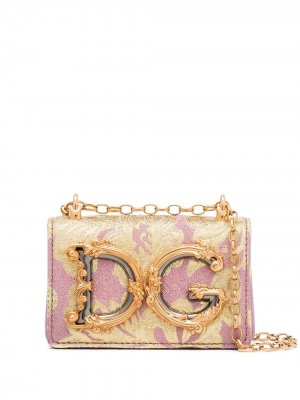 DG Girls micro bag Dolce & Gabbana. Цвет: розовый