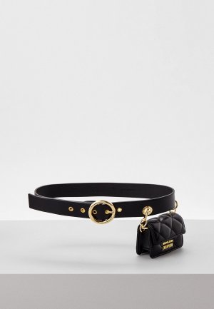 Ремень и кошелек Versace Jeans Couture. Цвет: черный