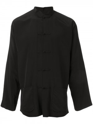 Креповая куртка Tang Shanghai. Цвет: черный