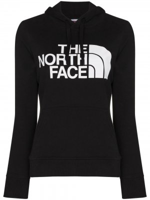 Худи с кулиской и логотипом The North Face. Цвет: черный