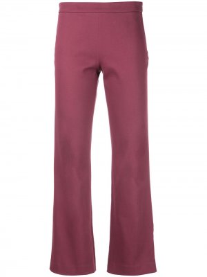 Расклешенные брюки Giambattista Valli. Цвет: красный