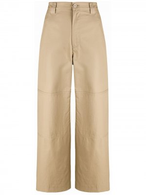 Укороченные брюки карго MM6 Maison Margiela. Цвет: нейтральные цвета
