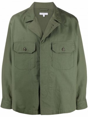 Куртка-рубашка с карманами Engineered Garments. Цвет: зеленый