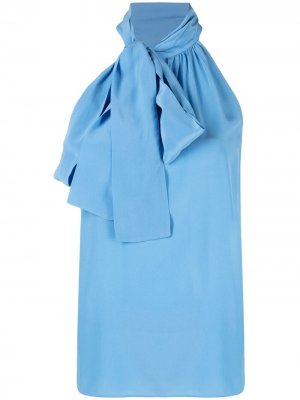 Блузка с бантом Michael Kors. Цвет: синий