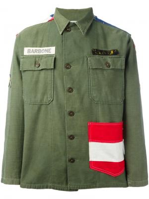 Куртка в стиле милитари Htc Hollywood Trading Company. Цвет: зелёный