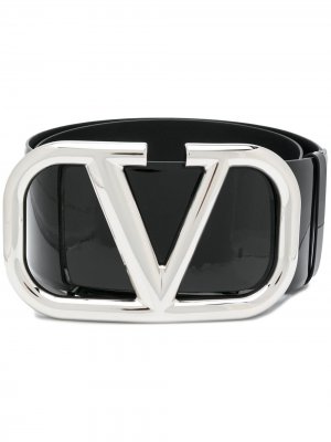Ремень с логотипом VLogo Valentino Garavani. Цвет: черный
