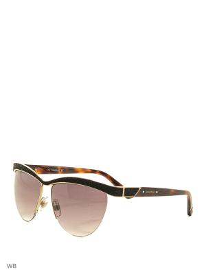 Солнцезащитные очки SK 0076 32F Swarovski. Цвет: черный, золотистый, коричневый