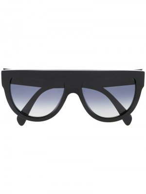 Солнцезащитные очки-авиаторы Celine Eyewear. Цвет: черный