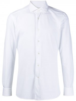 Рубашка с классическим воротником Xacus. Цвет: белый