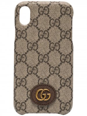 Чехол Ophidia для iPhone XR Gucci. Цвет: коричневый