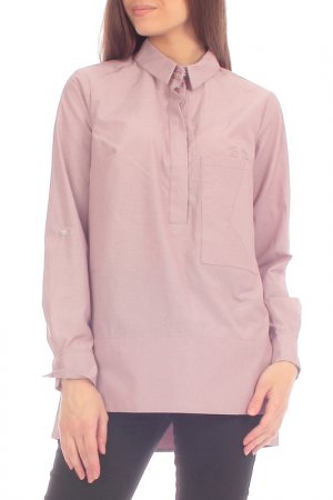 Рубашка Lamiavita. Цвет: пыльно-розовый