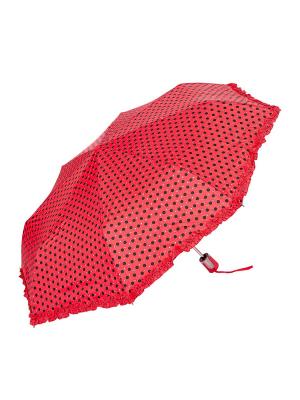 Зонт складной NUAGES. Цвет: красный