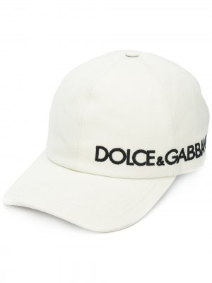Кепка с логотипом Dolce & Gabbana. Цвет: нейтральные цвета
