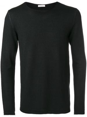 Классический свитер Paolo Pecora. Цвет: чёрный