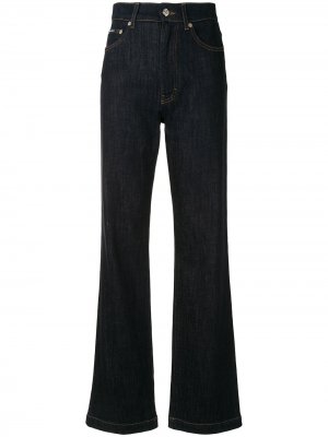 Широкие джинсы прямого кроя Dolce & Gabbana. Цвет: синий