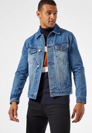 Куртка джинсовая Burton Menswear London. Цвет: синий