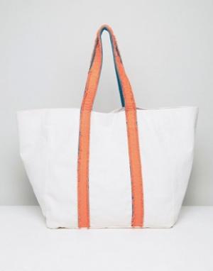 Большая сумка-шоппер в стиле колор блок  LIFESTYLE ASOS. Цвет: мульти