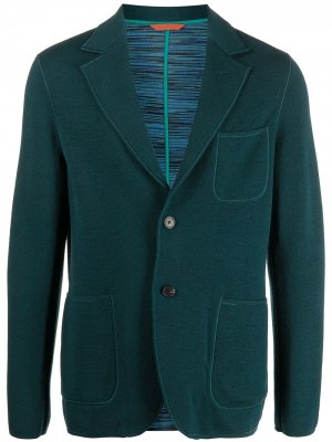 Однобортный пиджак Missoni. Цвет: зеленый